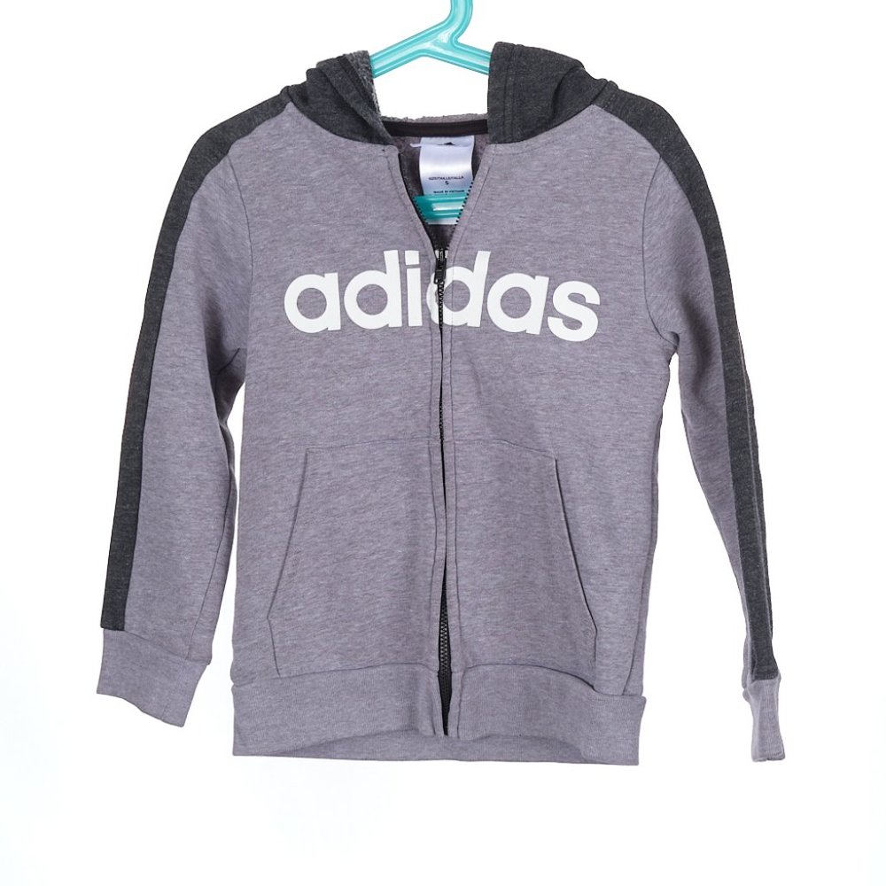 Adidas Zip Up Sweatshirt Boy's 5